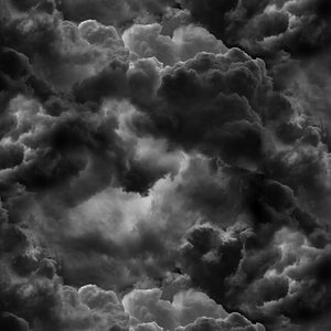 Wicked - Dark Clouds Sky Yardage