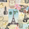 Belle Fleur - Paris Collage Yardage