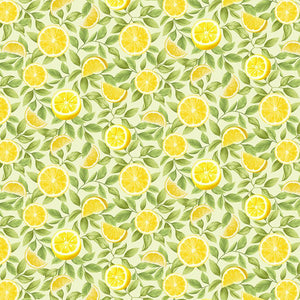 Lemon Bouquet - Lemon Slices - Timeless Treasures