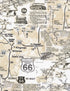 Route 66 - Map Of Route 66 Yardage