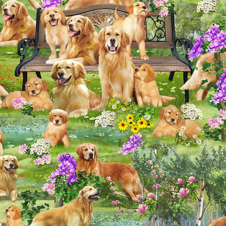 Howl You Doing? - Golden Retriever Park Yardage