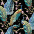 Flourish - Elegant Peacock on Branches Yardage