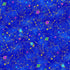 Cosmos - Space Galaxy Constellation Blue Metallic Yardage