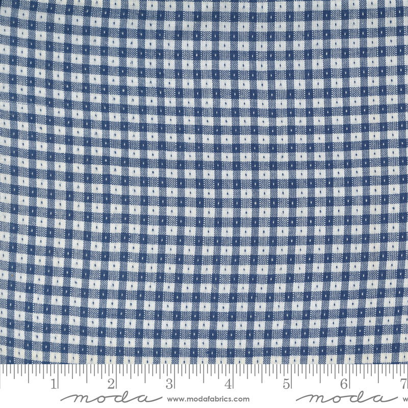 Denim and Daisies Wovens - Midnight Jeans Gingham Yardage