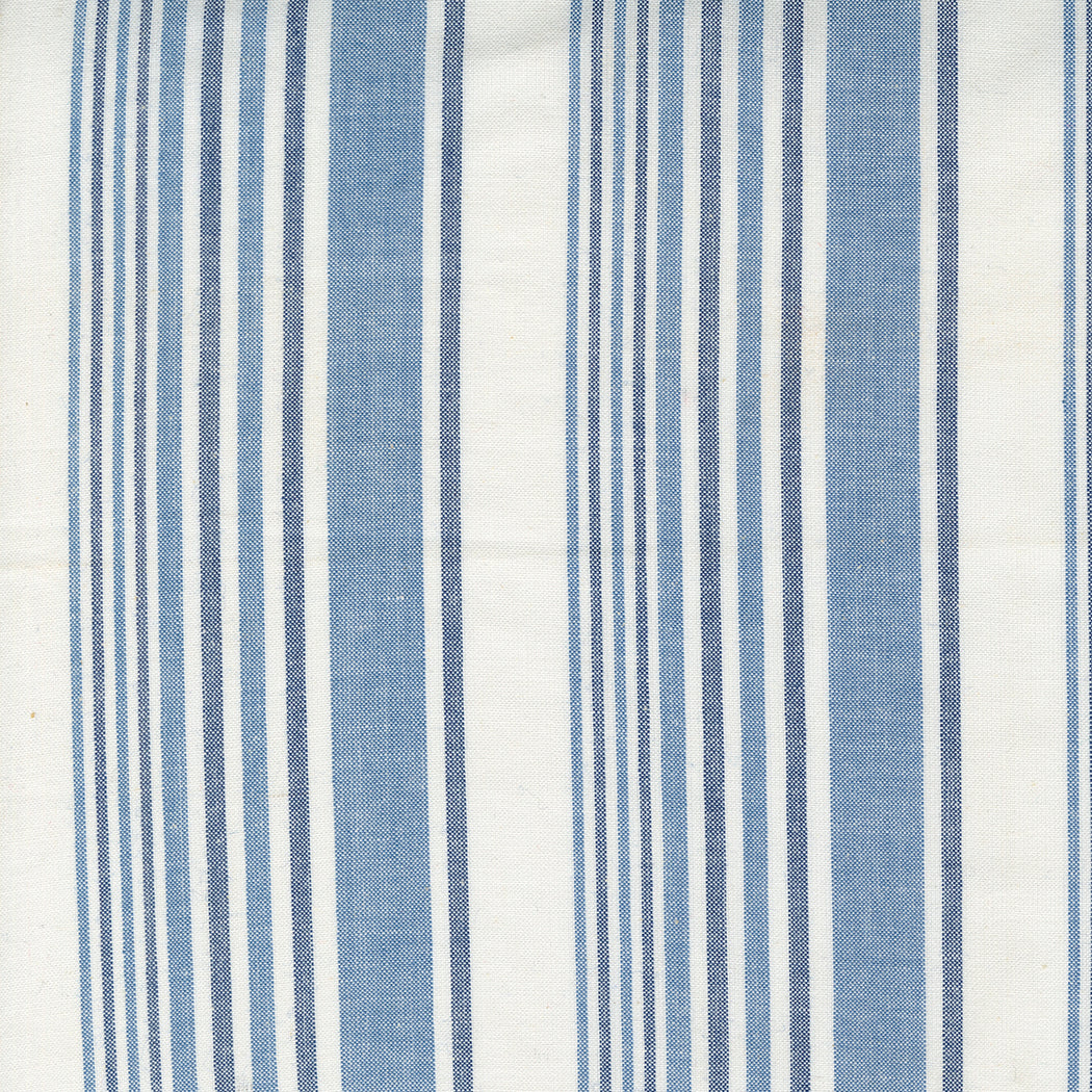 Denim and Daisies Wovens - Daisy Stripe Natural Yardage