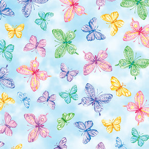 Cottontail Farms - Springtime Butterflies Blue