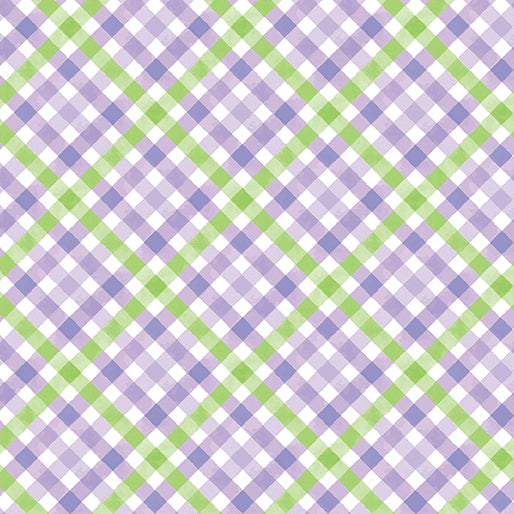 Cottontail Farms - Farm Fresh Plaid Purple/Green