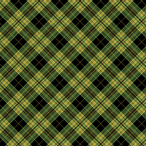 Cider House - Autumn Plaid Black/Olive