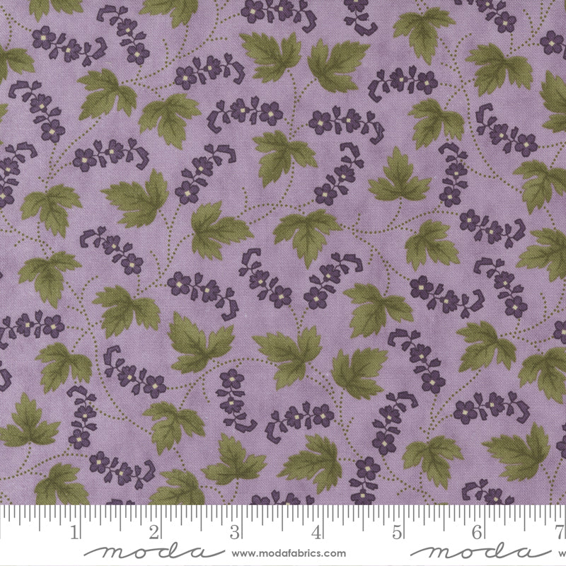 Iris Ivy Lavender - Floral - Moda Fabrics