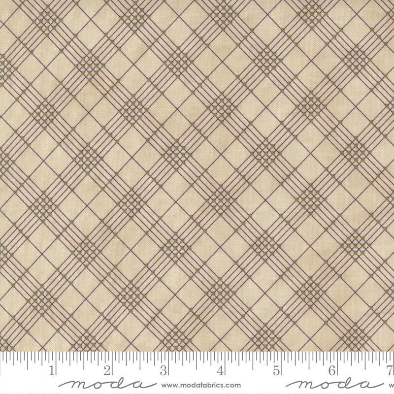 Iris Ivy Ivory - Garden Plots Checks and Plaids