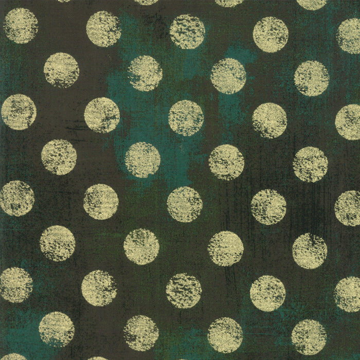 Hits The Spot Metallic - Christmas Green Yardage