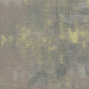 Grunge Metallic - Grunge Grey Couture Yardage