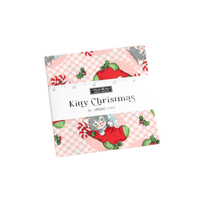 Kitty Christmas Charm Pack - Moda Fabrics