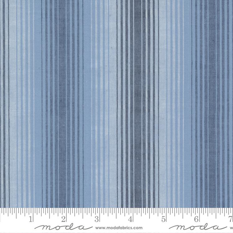 Isabella Wovens - Sky Blue Stripes Yardage