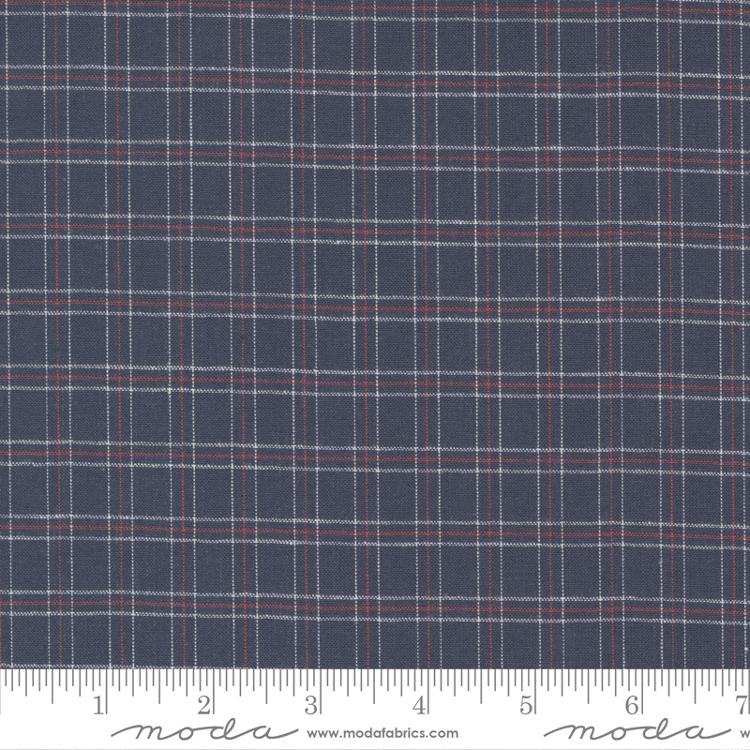 Isabella Wovens - Navy Plaid Yardage