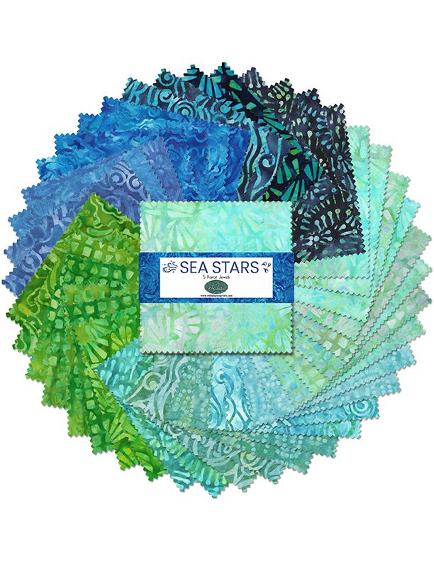 Sea Stars 5 Karat Jewels/Charm Pack