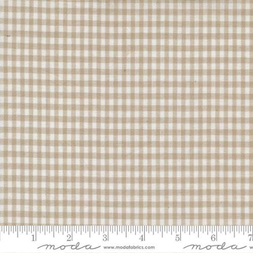 Moda - Vista Wovens - Gingham Ecru Fabric