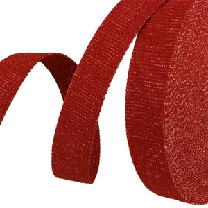 Metallic Strapping 1 1/4" Red