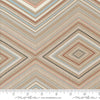 Melrose Fairfax Sand - Geometric Stripe Chevron Yardage