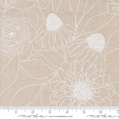 Botany Mochi Linen Paper - Florals Yardage