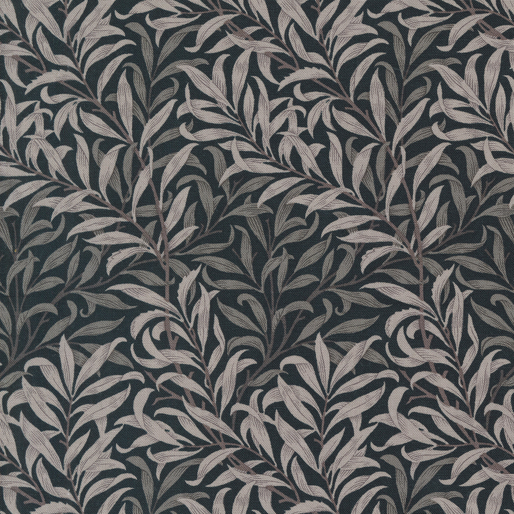 Ebony Suite - Leaf Vines Ebony Yardage