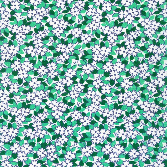 Baskets of Blooms Lawn -  Florals Jade Yardage