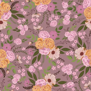 Petal Song - Main Amethyst Yardage