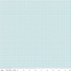 1/8 Inch Small Gingham Check Aqua Yardage