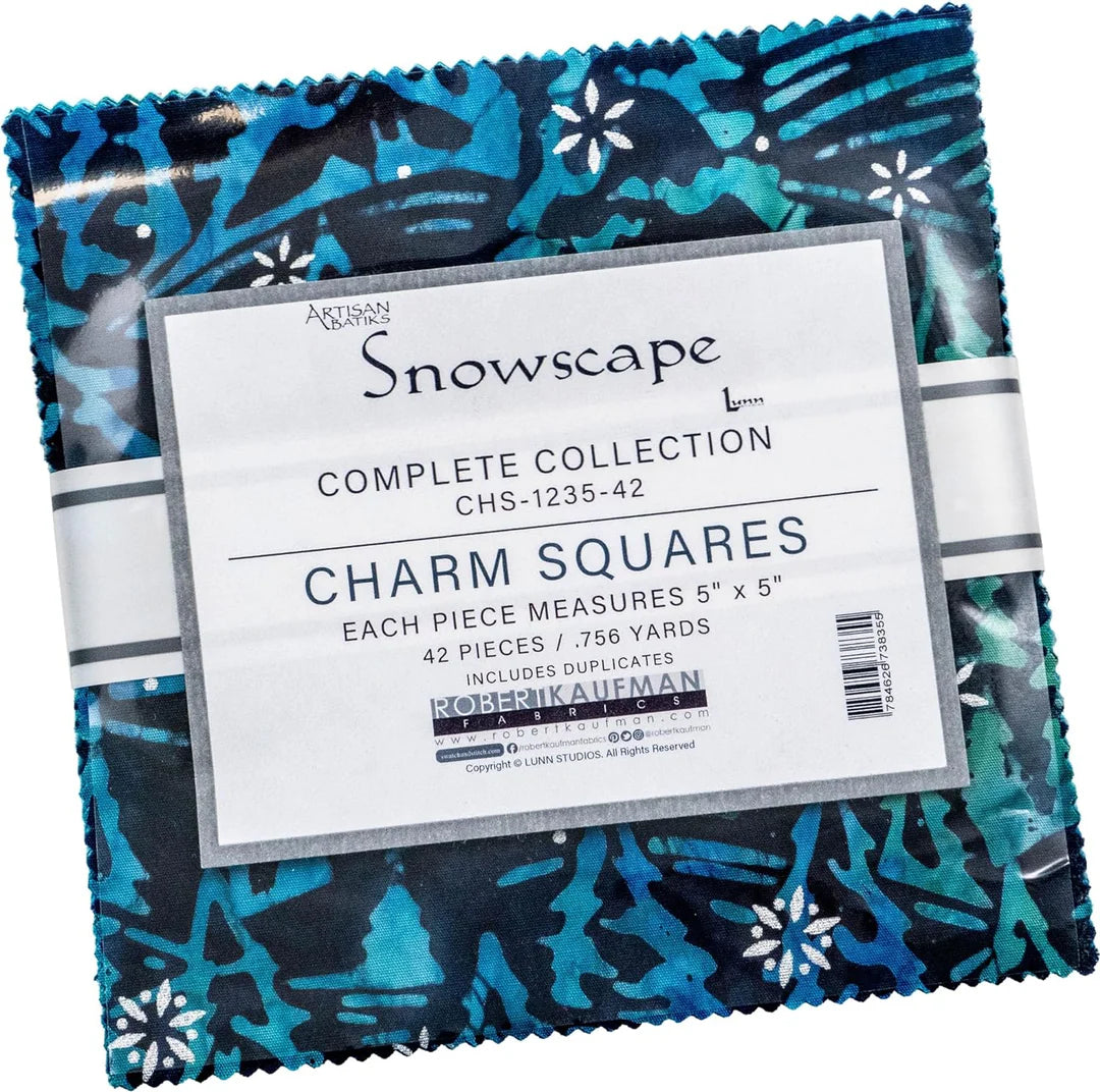 Artisan Batiks Snowscape Charm Squares