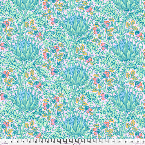 Artichoke - Lavender Cotton Lawn Yardage