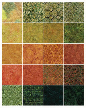 Celtic Fields Batik Strip Pack - Island Batik