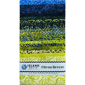 Citron Breeze Batik Strip Pack