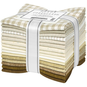 Essex Collection - Warm Neutrals Fat Quarter Bundle - 16 Fat Quarters