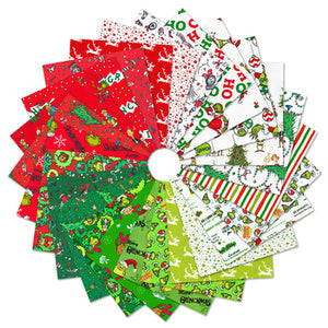 How The Grinch Stole Christmas - Grinchmas Colorstory Charm Squares