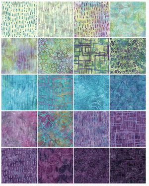 Fairy Floss Batik Strip Pack