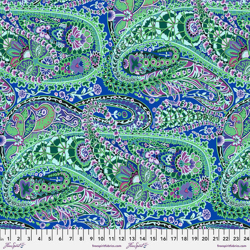 Kaffe Fassett - Paisley Jungle - Cobalt Fabric