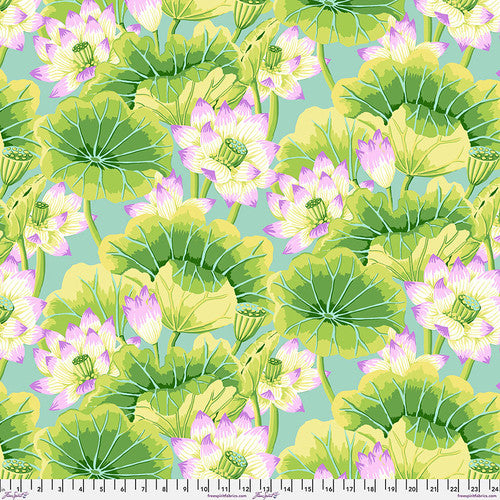 Kaffe Fassett Collective - Lake Blossoms Green