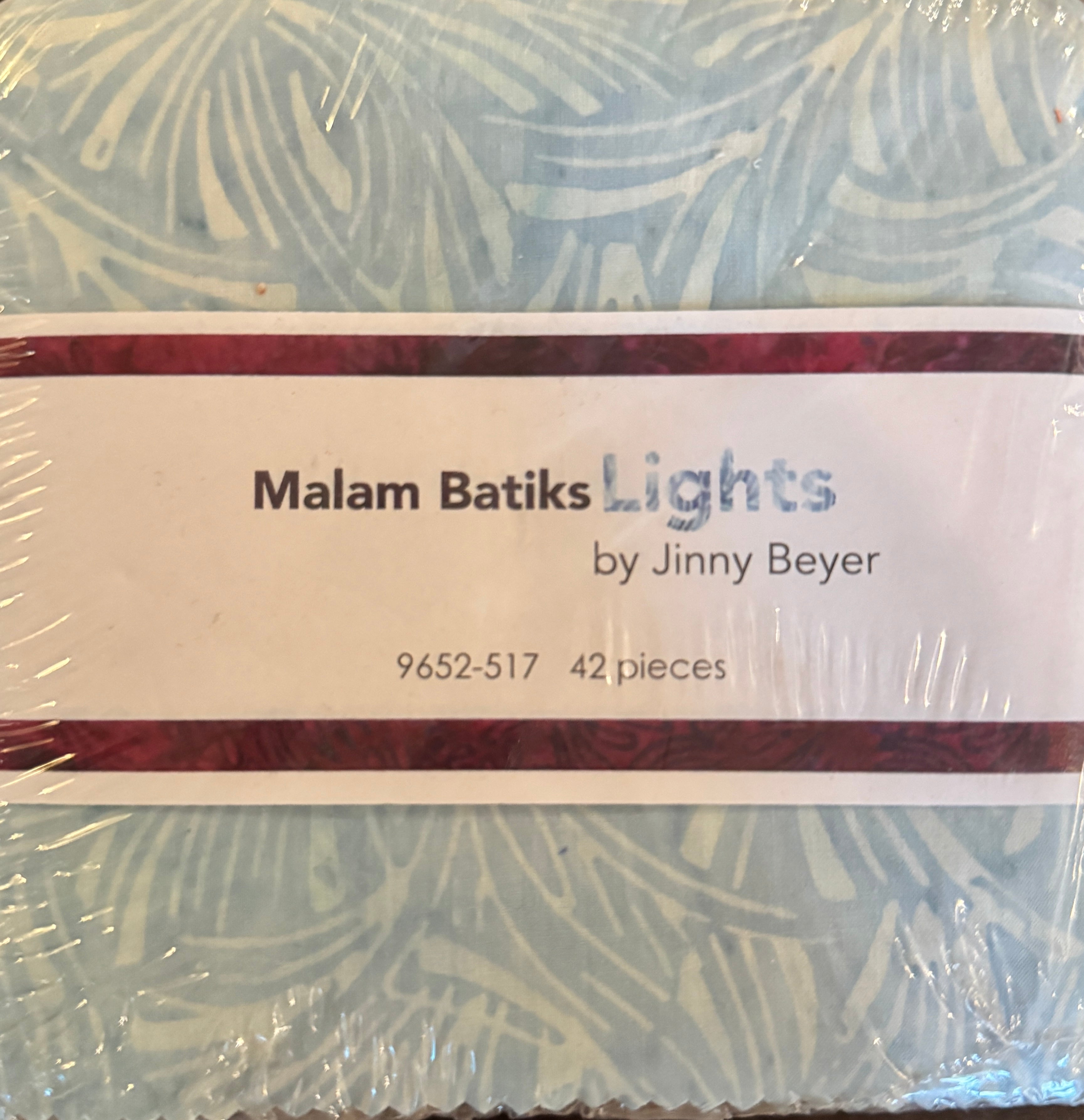 Malam Batiks VI Lights and Brights - Lights Batik Charm Pack
