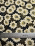 Autumn Beauties - Vintage Sunflowers Metallic Yardage