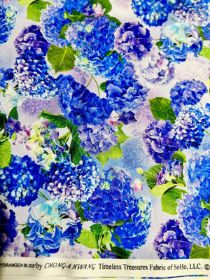 Hydrangea Bliss - Hydrangea Medium Florals Yardage