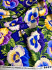 Flower Festival - Pansies Cobalt Yardage