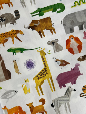 Kaufman - A to Z Animals - Animals Fabric