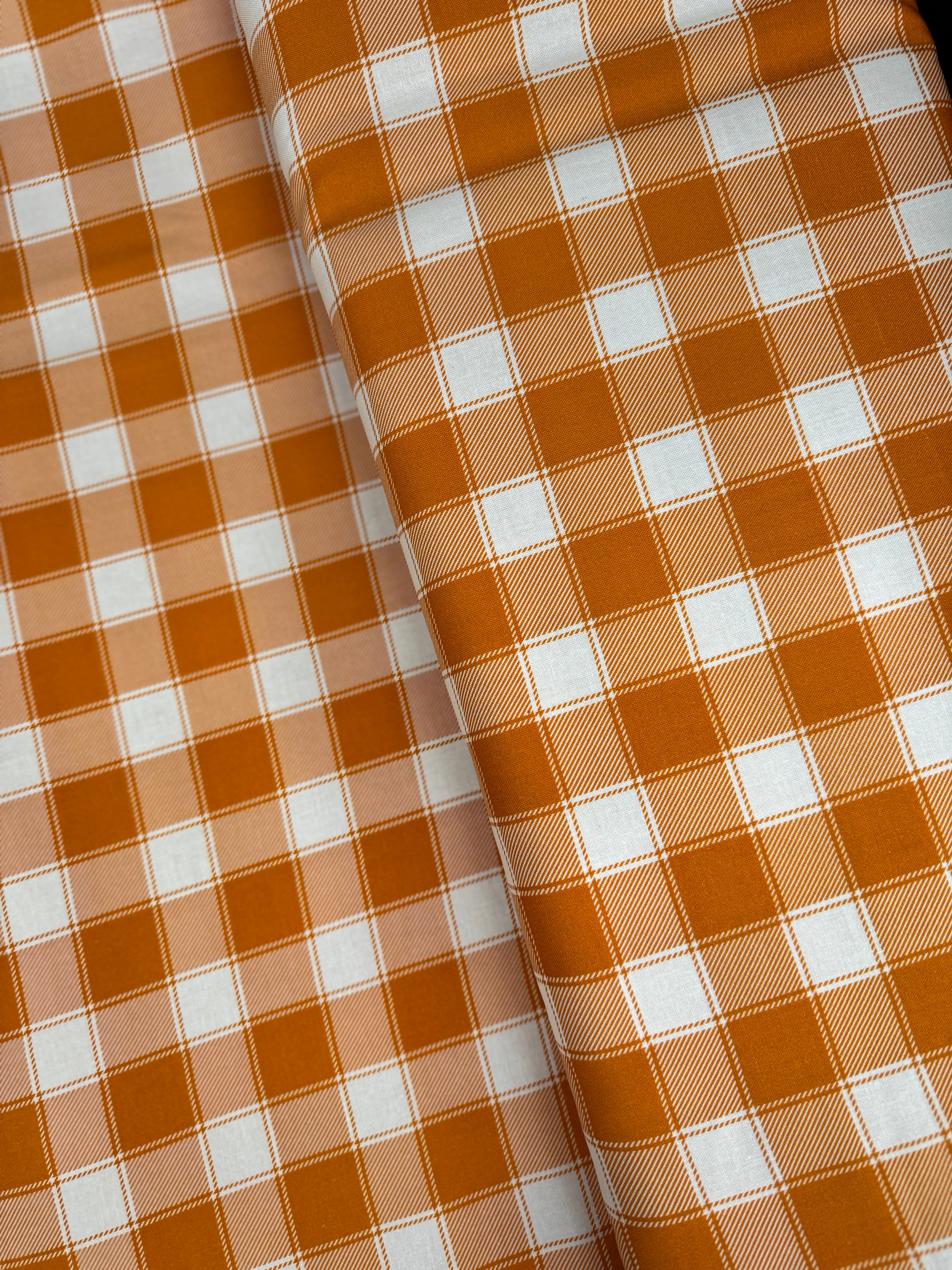 Buffalo Check - Orange by Timeless Treasures