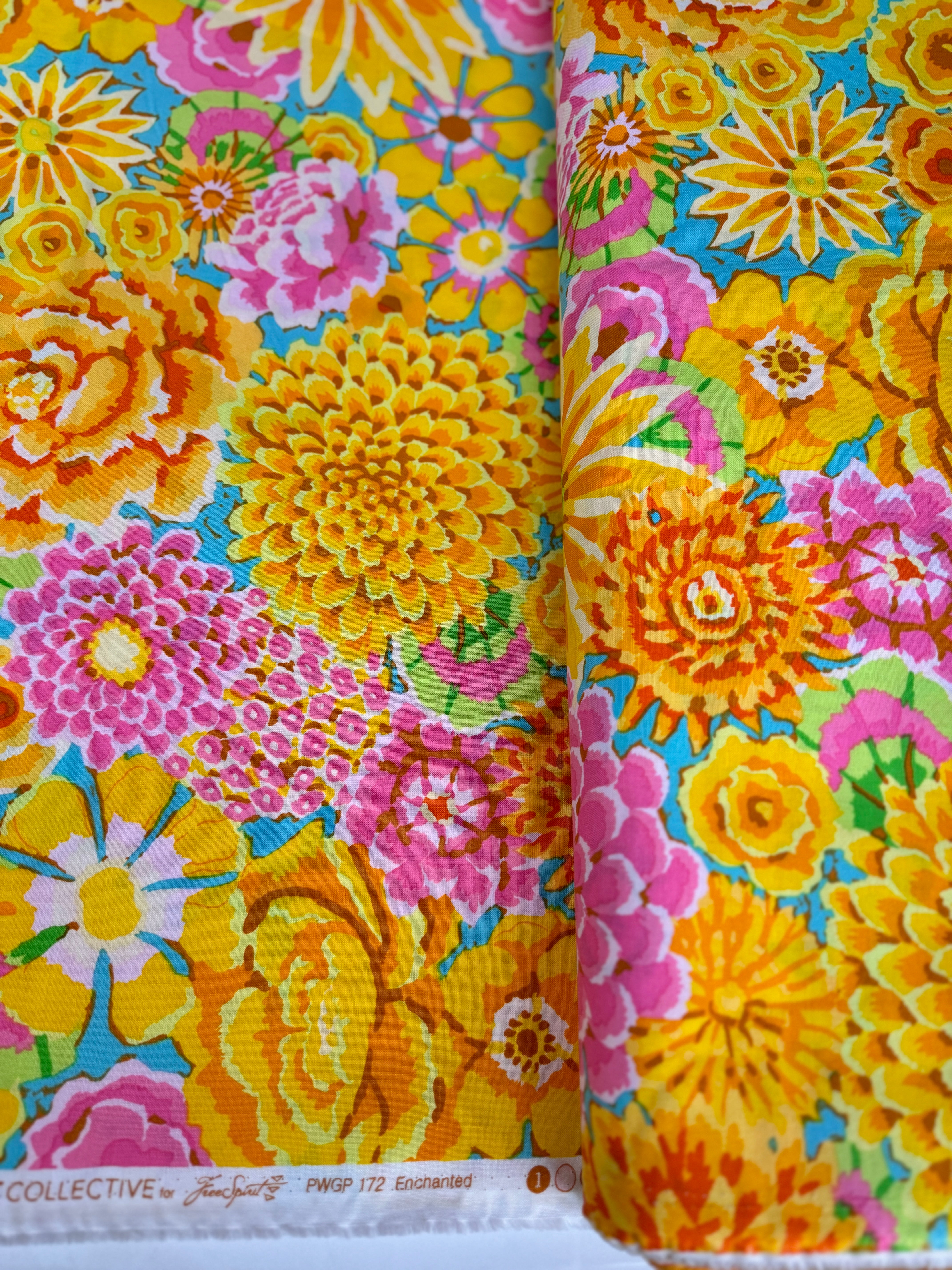 Enchanted Yellow Fabric