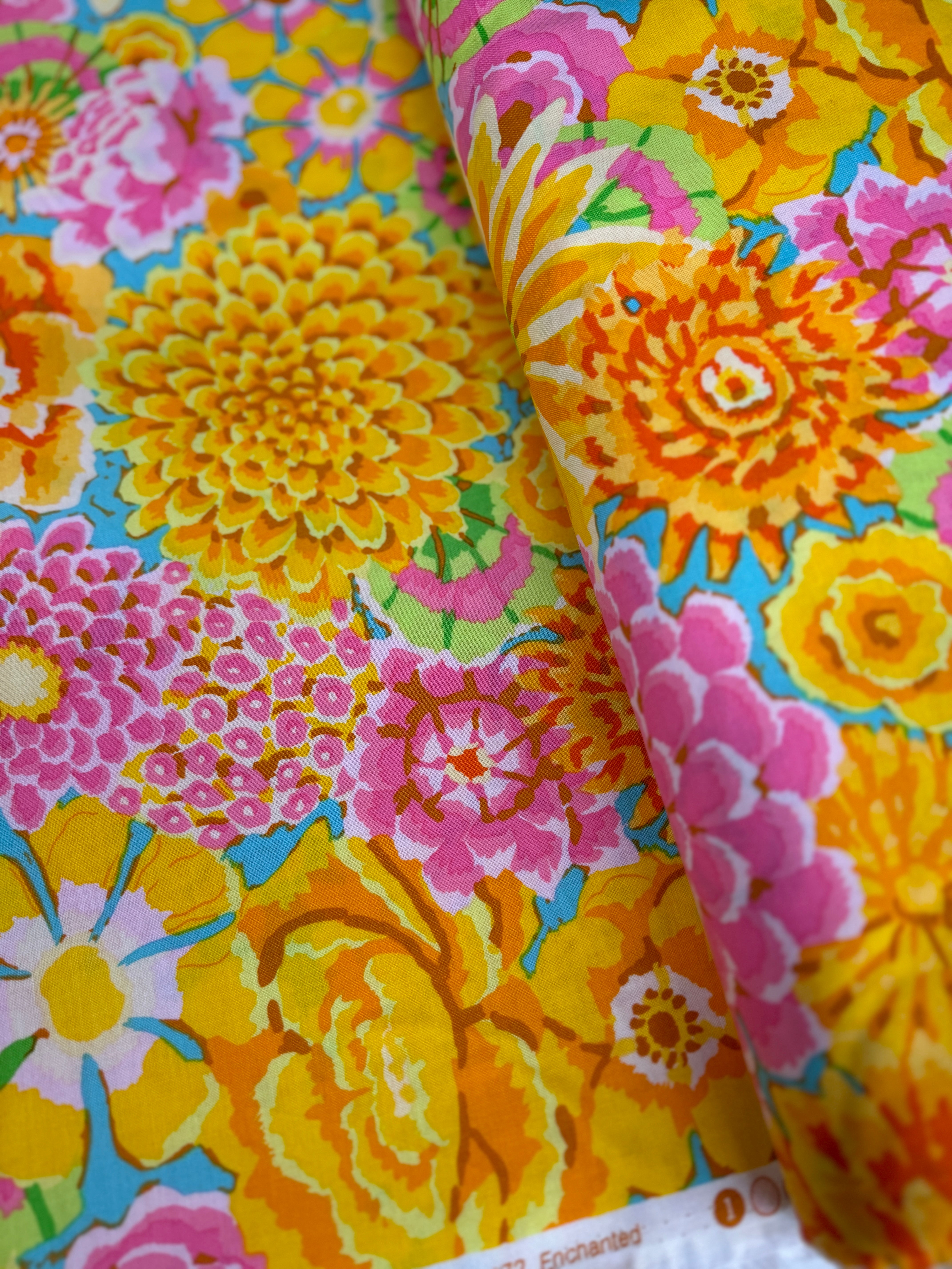 Enchanted Yellow Fabric