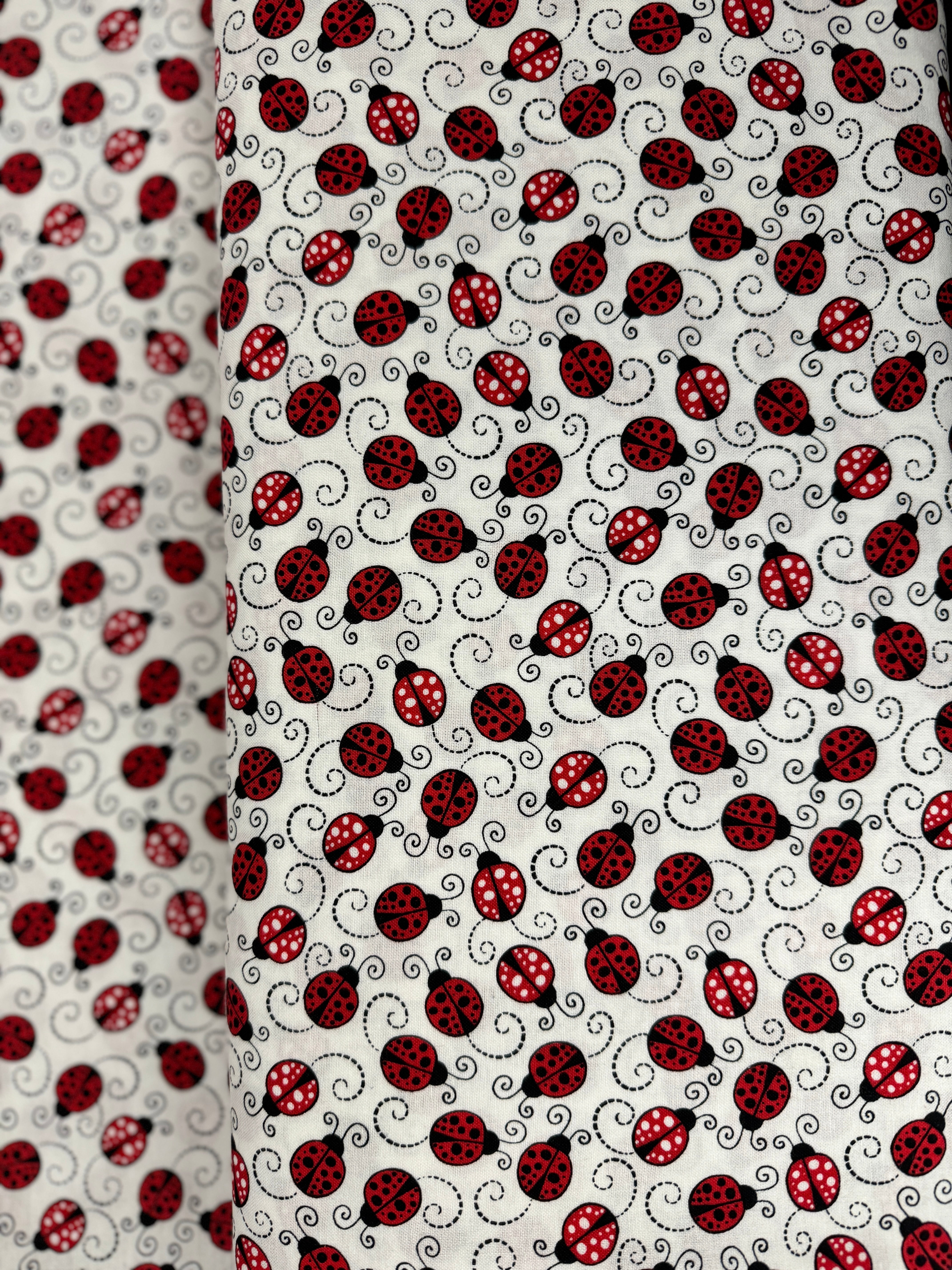 Happy Critters - Little Red Ladybugs Yardage