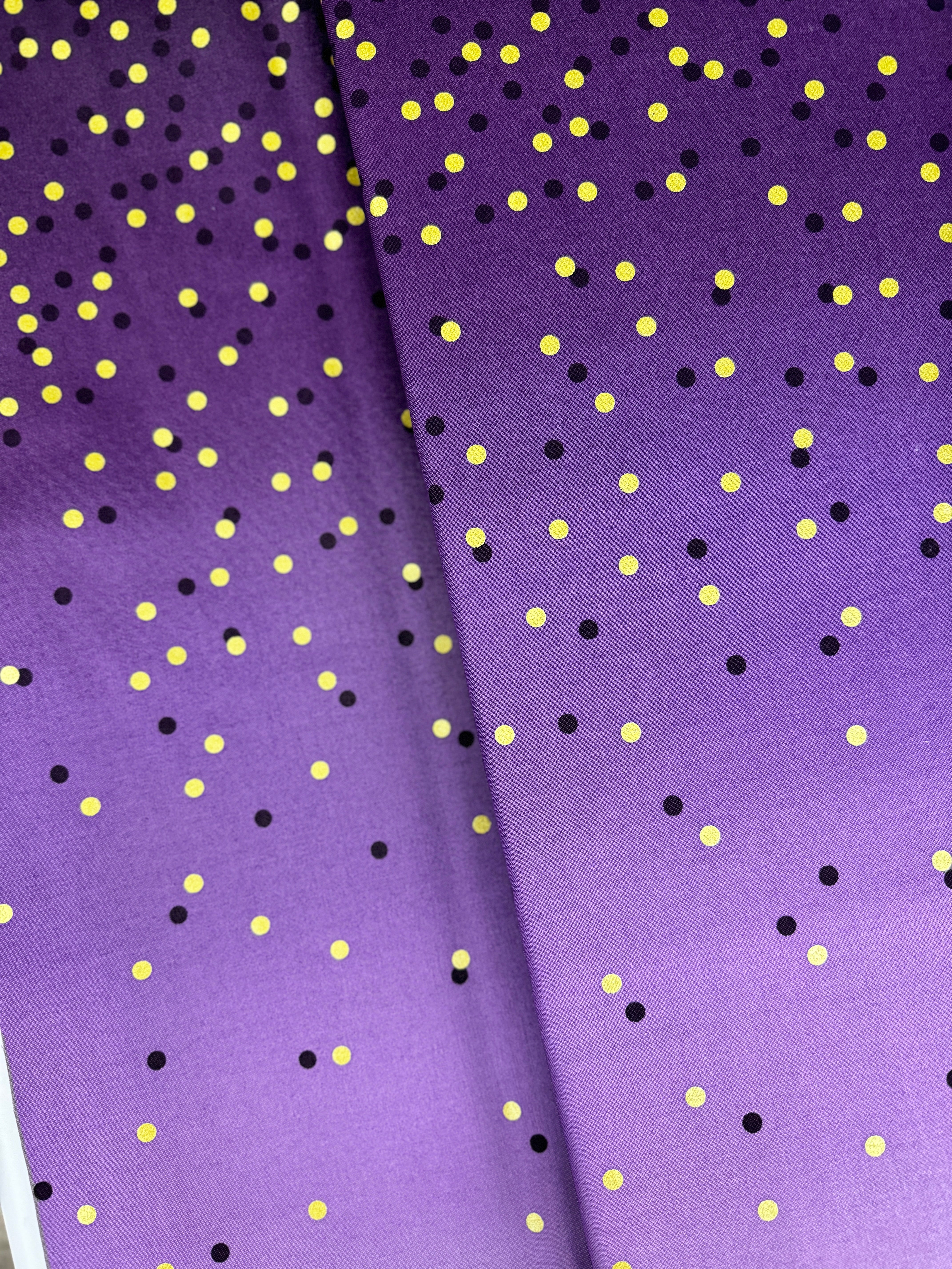 Ombre Confetti Metallic - Aubergine Yardage