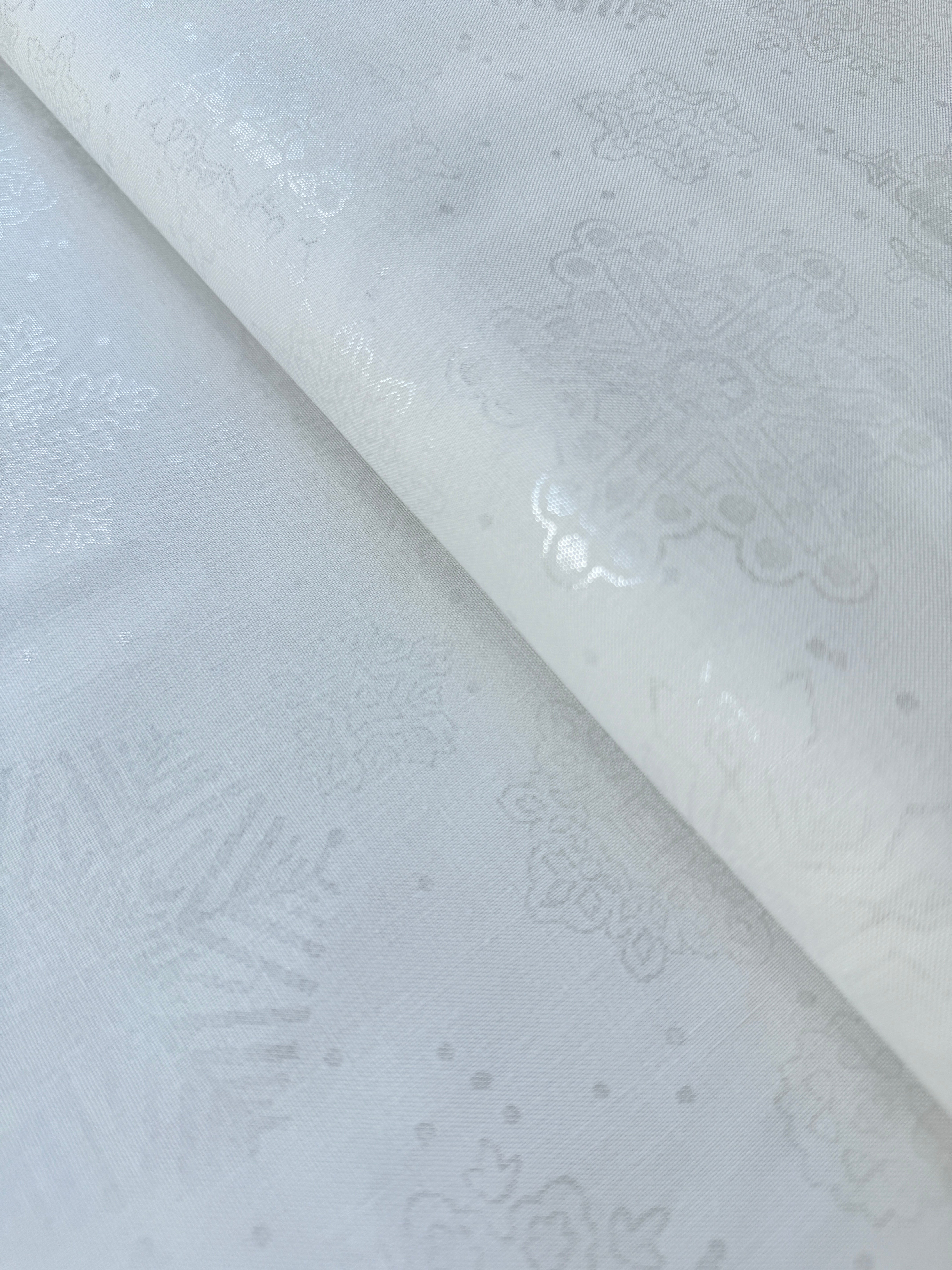 Season of Sparkle - Snowflakes Frost Metallic Yardage