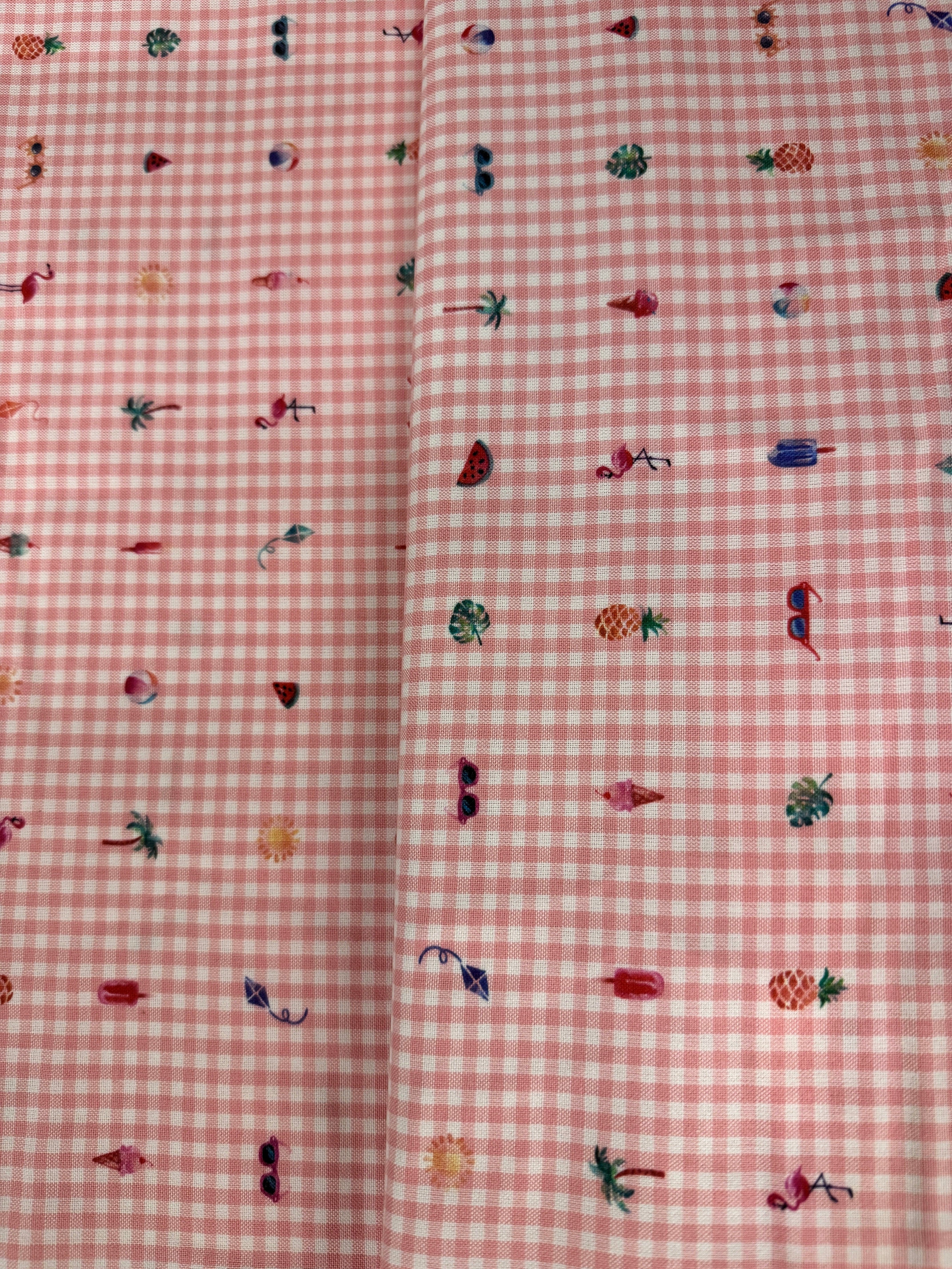 Carolina Shore Prints - Flamingo Summer Fun Pink Yardage