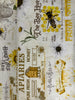 Honey Bee Farm - Vintage Bee Farm Sign Yardage